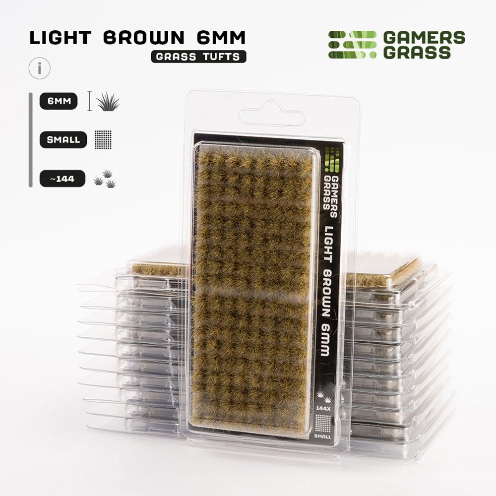 Gamer's Grass - Light Brown 6mm - Small