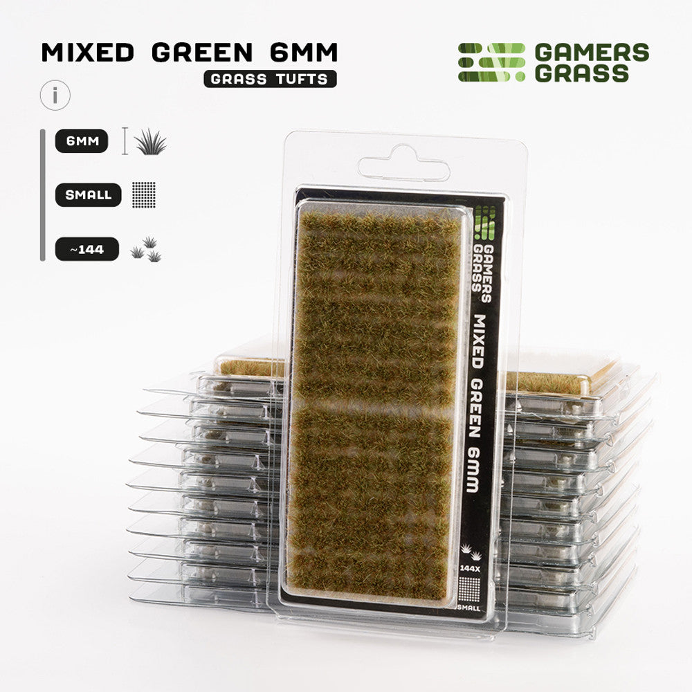 Gamer's Grass - Mixed Green 6mm - Small