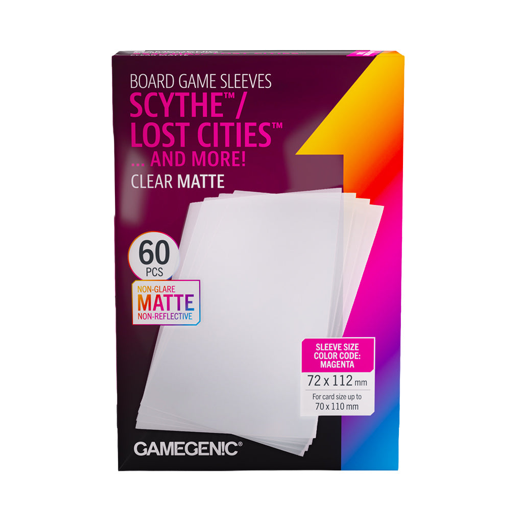 MATTE Sleeves: Scythe/Lost Cities (Magenta)