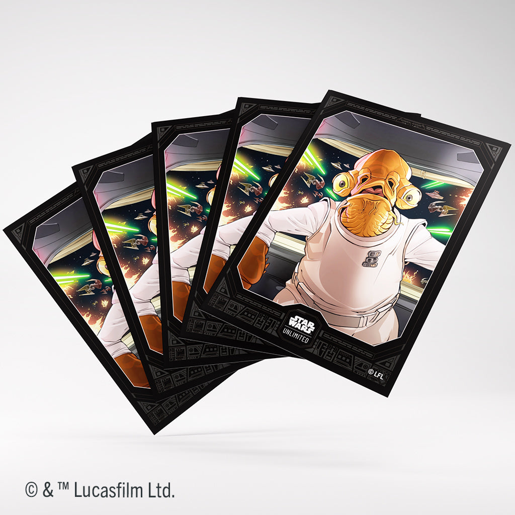 Star Wars: Unlimited Premium Art Sleeve Admiral Ackbar
