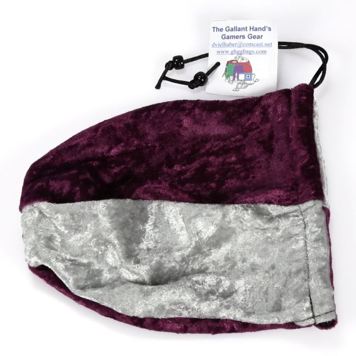 Dice Bag: Velvet: WINE SV