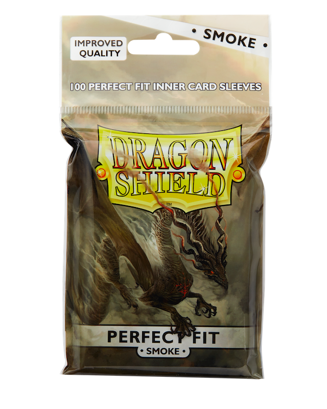 Dragon Shield 100ct Bag Perfect Fit Smoke