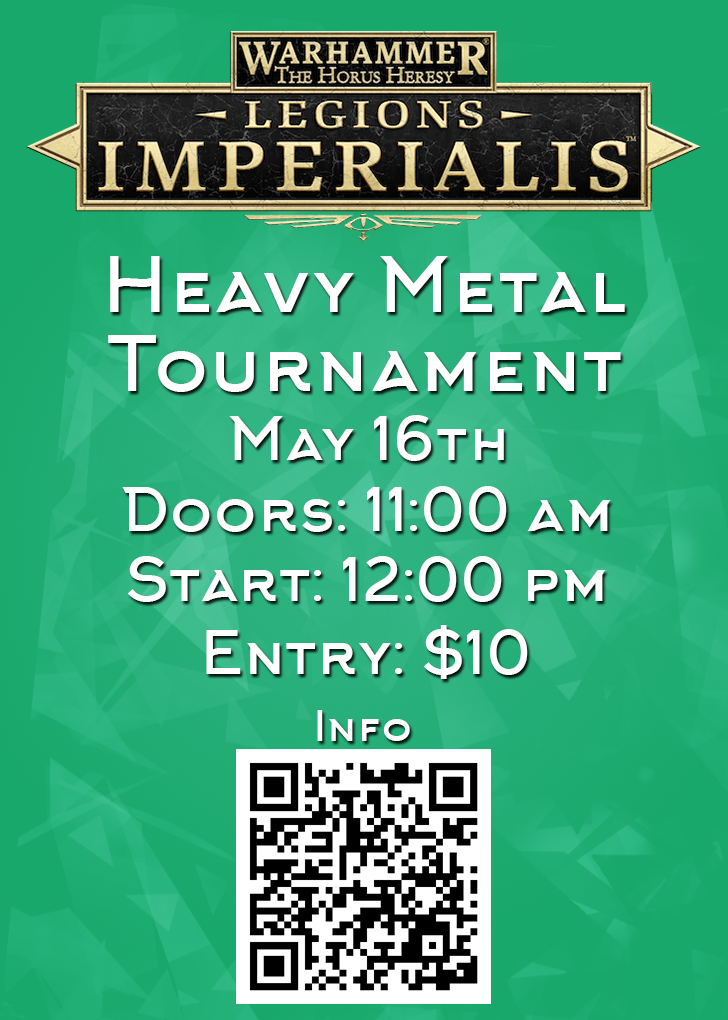 Legions Imperialis: Heavy Metal Tournament
