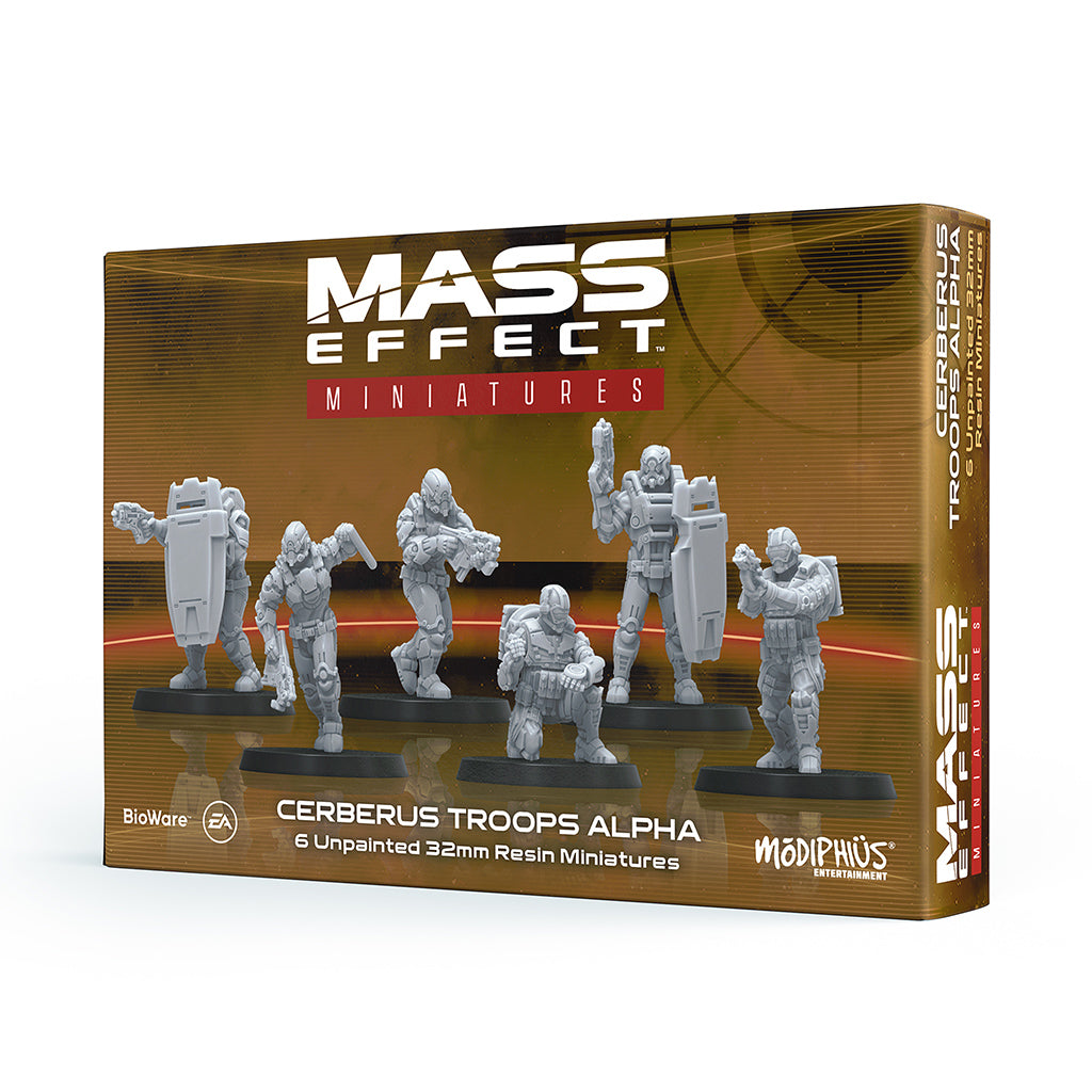 Mass Effect - Cerberus Forces Alpha - Resin Collectors Miniatures Set