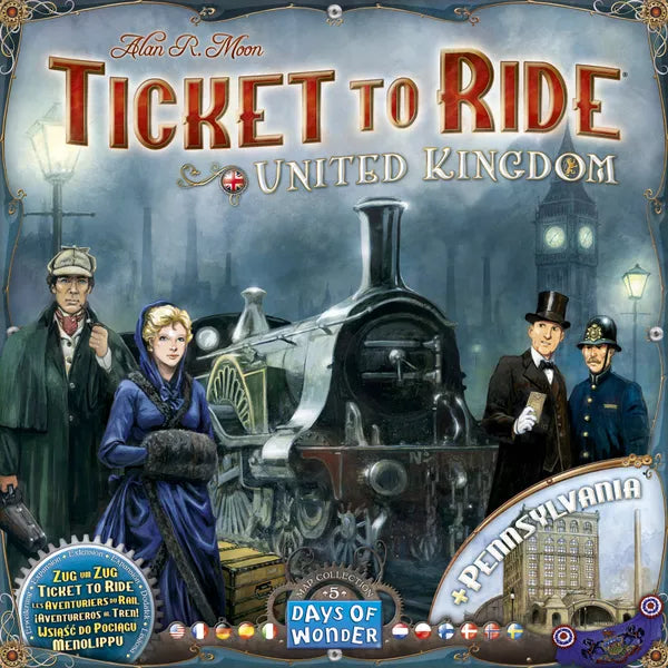 Ticket to Ride: United Kingdom Map Col 5
