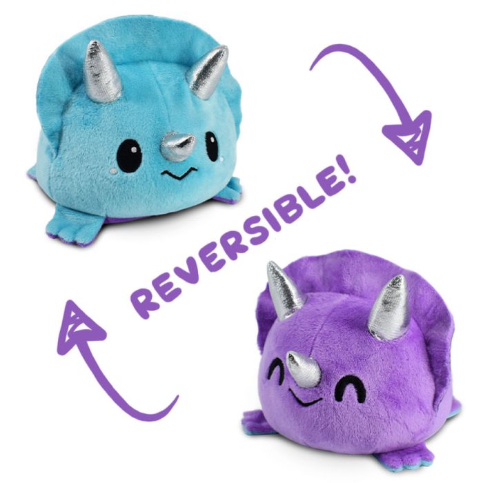 Reversible Triceratops Plush: PU & BU