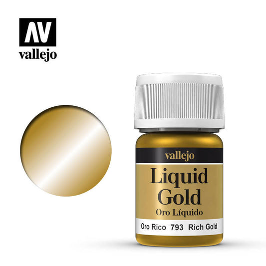 35ml Bottle Metallic Liquid Gold Model Color