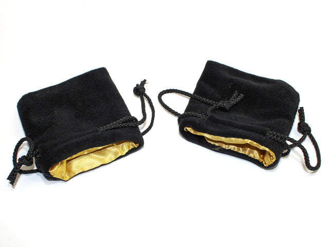 3.75" X 4" Velvet Bag - Dice Bag