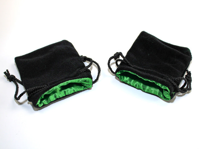 3.75" X 4" Velvet Bag - Dice Bag