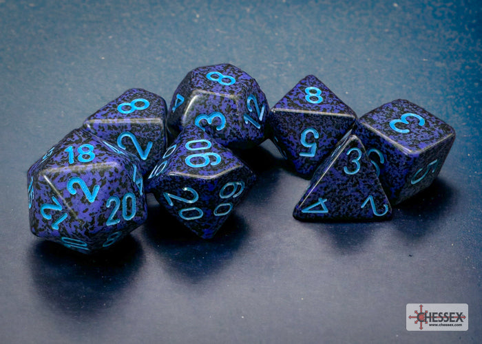 Chessex: Speckled Cobalt-Blue 7-Die Set