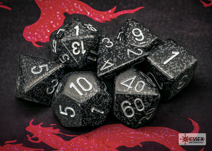 Chessex: Speckled Ninja Black/Grey 7-Die Set