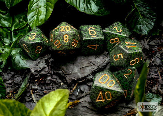 Chessex: Speckled Golden Recon 7-Die Set