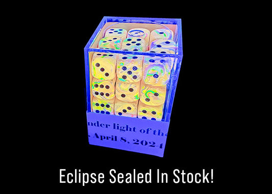 Festive Sunburst/black 36 12mm d6 w/pips