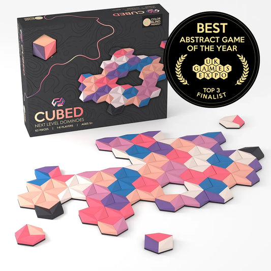 Cubed: Next Level Dominoes (sunrise color pallet)
