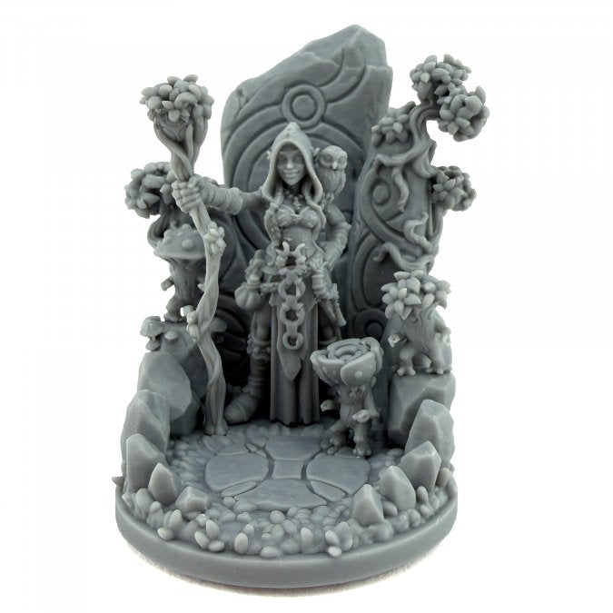 Wildbloom Witch with Scenic Base and Familiars