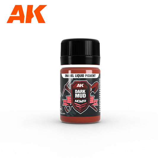 AK Enamel Liquid Pigment 35ml - Dark Mud