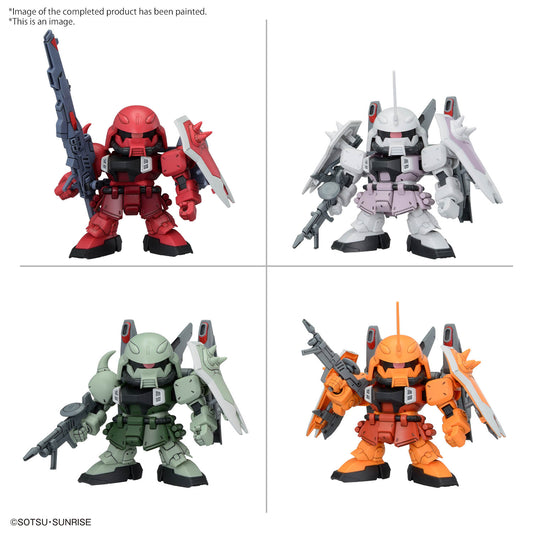 Bandai BB Senshi ZGMF Zaku Series Set "Gundam SEED Destiny"