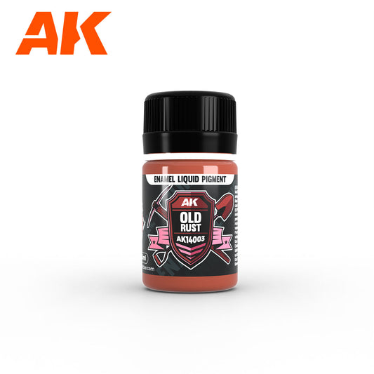 AK Enamel Liquid Pigment 35ml - Old Rust