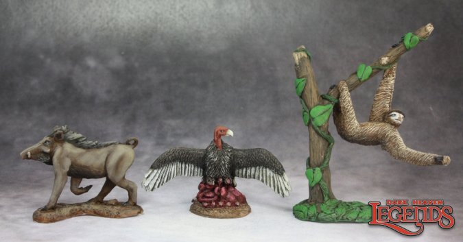 Animal Companions IV: Warthog, Vulture, Sloth