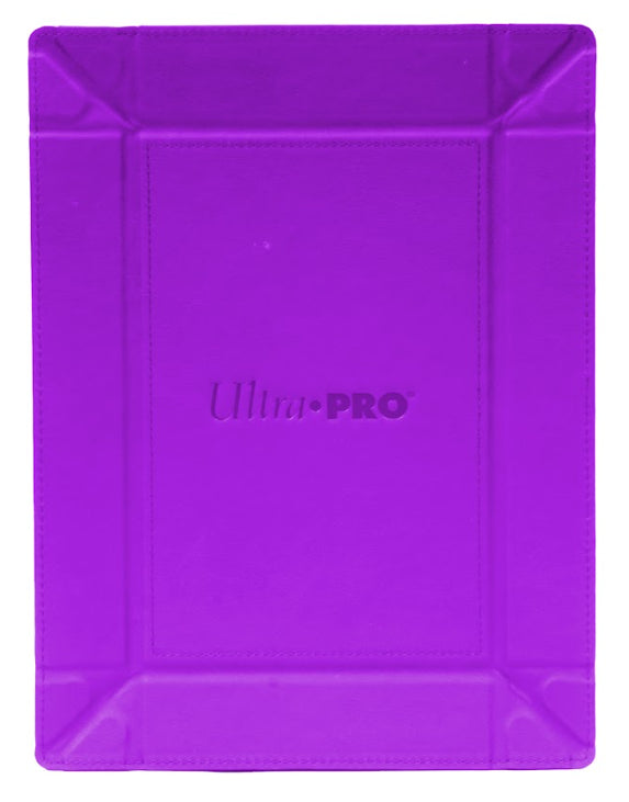Vivid Magnetic Foldable Dice Tray: Purple