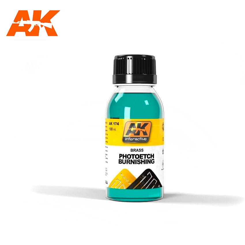 AK Interactive Brass Photoetch Burnishing Liquid