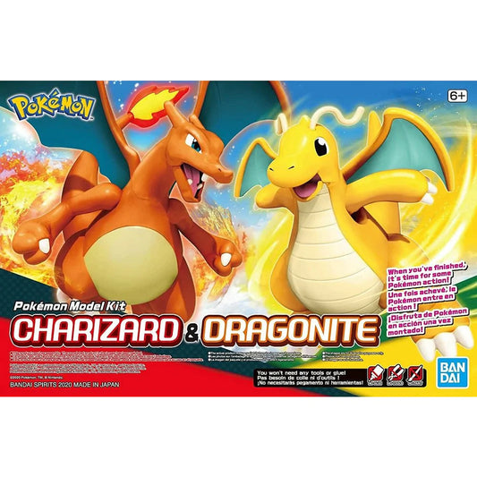 Bandai Spirits Pokemon Model Kit Charizard & Dragonite
