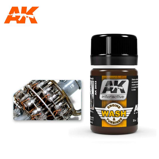 AK Wash For Aircraft Engine