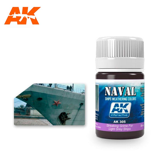 AK: Naval Streaking Grime for Light Grey Ships