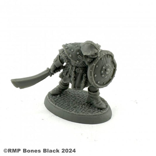 Bones Black: Orc Warrior (sword down)