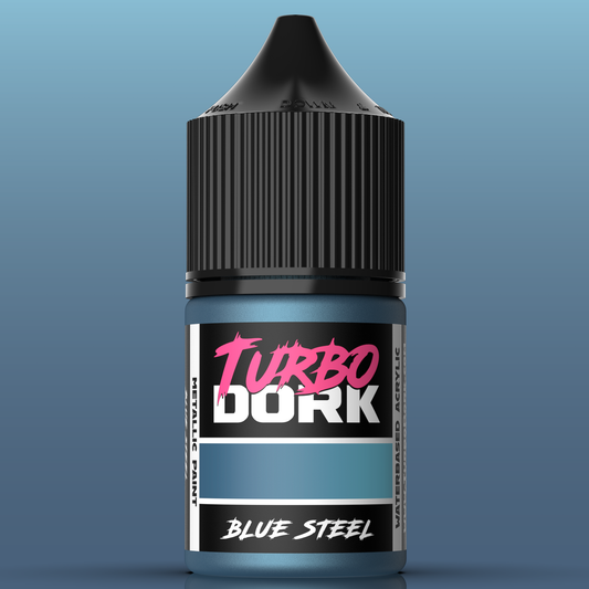 Turbo Dork Metallic Paints - Blue Steel Metallic Acrylic Paint