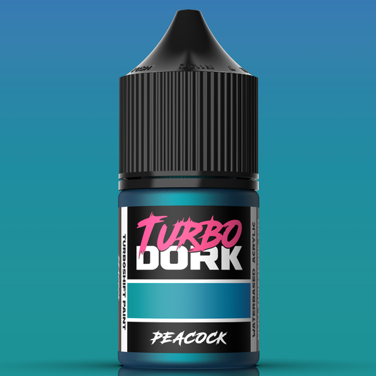 Turbo Dork Metallic Paints – Peacock TurboShift Acrylic Paint