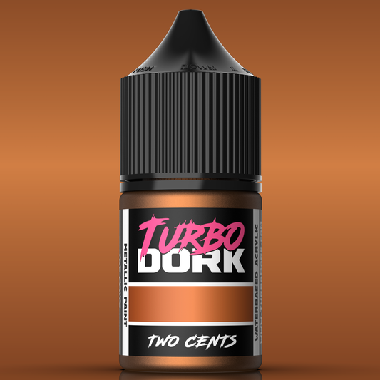 Turbo Dork Metallic Paints - Two Cents Metallic Acrylic Paint