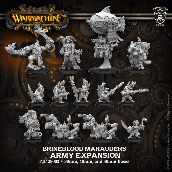 Warmachine: Southern Kriels Brineblood Marauders Army Expansion