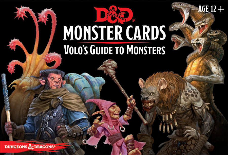 Dungeons & Dragons RPG: Monster Cards - Volo`s Guide to Monster