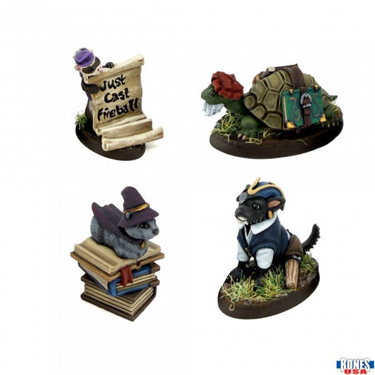 Bones USA Reaper Legends: Fancy Hat Familiars (4)