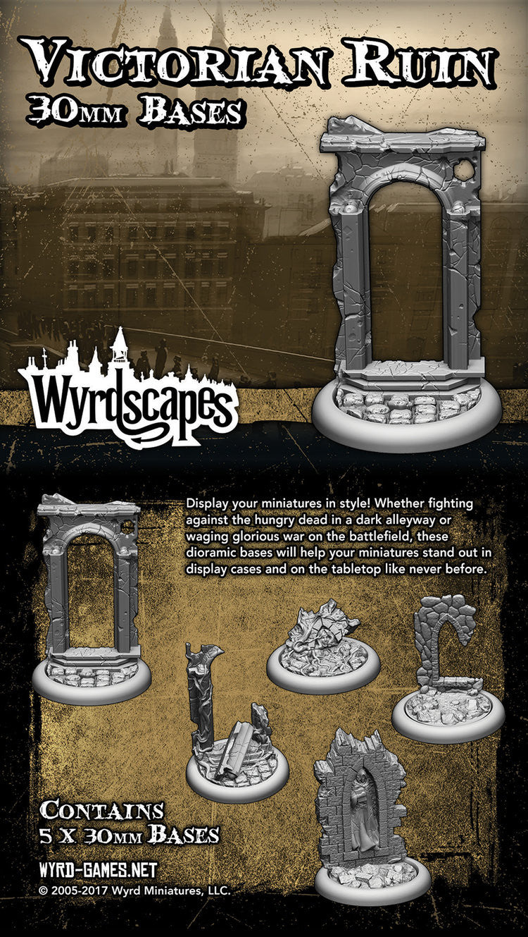 Wyrdscape Victorian Ruin 30mm-50mm Bases