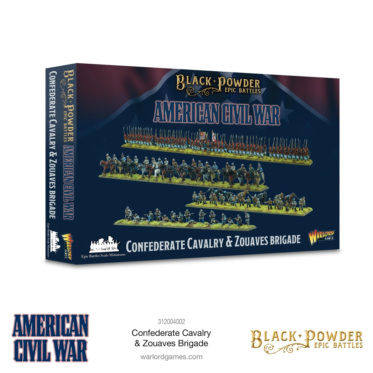 American Civil War Confederate Cavalry & Zouaves brigade