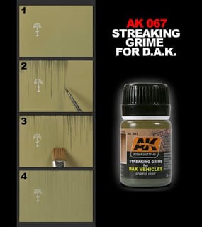 AK Interactive: Enamel: Streaking Grime for Dark Vehicles