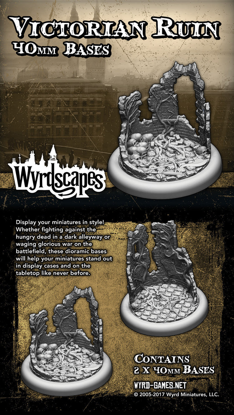 Wyrdscape Victorian Ruin 30mm-50mm Bases