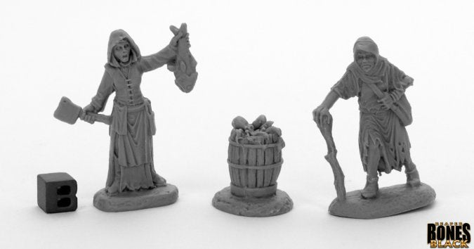 Dreadmere Townsfolk: Fishwife and Crone (2)