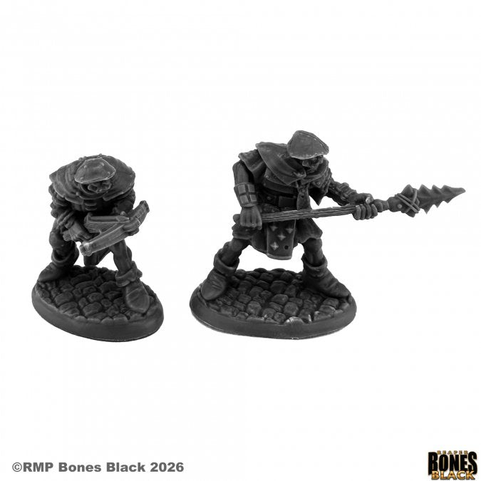 Bones Black: Orc Crossbowman and Spearman