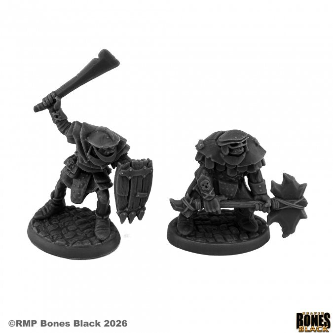 Bones Black: Orc Flayer and Axeman