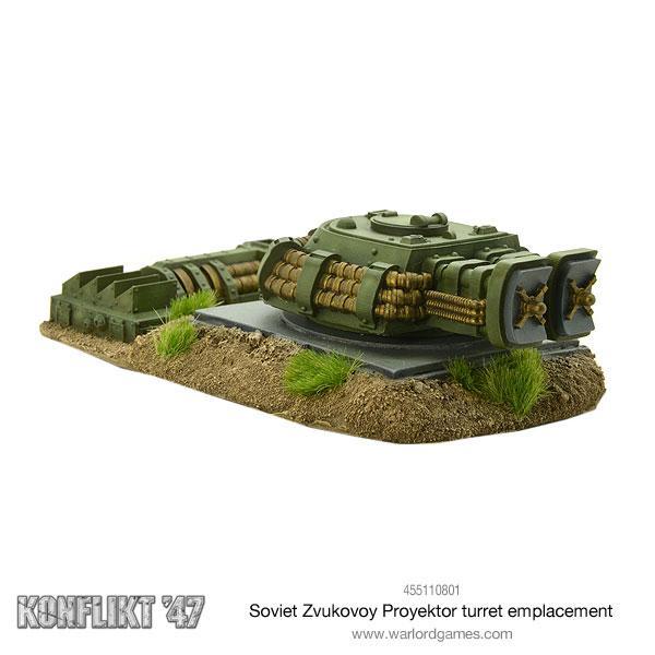 Konflikt '47 Zvukovoy Proyektor turret emplacement