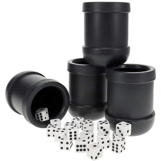 WE Games Liar's Dice Set of 4 Plastic Cups