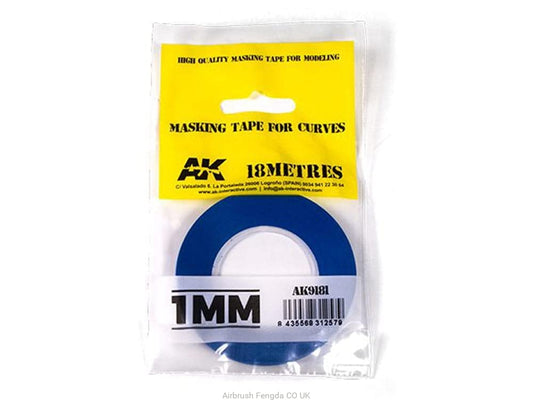 AK-Interactive: Blue Masking Tape for Curves 1mm