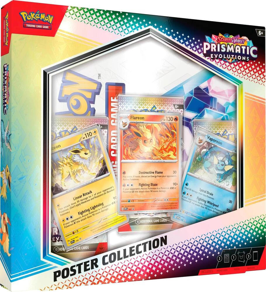 Pokemon Scarlet & Violet Prismatic Evolutions Poster Collection