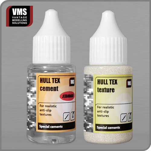VMS HULL TEX ORIGINAL (COARSE - FOR BRUSH) 2x20 ml bundle