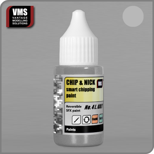 VMS Chip & Nick Smart Chipping Paint No.4 Light Grey 20 ml