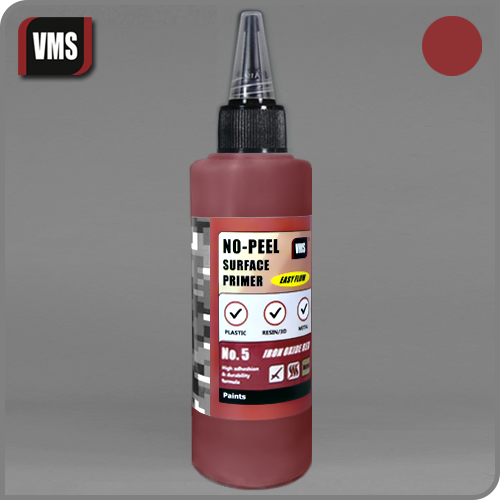 VMS No-Peel Primer No.5 Iron Oxide Red 100 ml