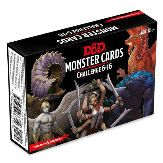 Dungeon & Dragons Monster Cards Challenge 6-16